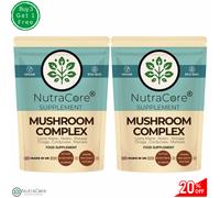 Fungo Complesso Tappi- (Leoni Criniera,Reishi,Shitake,Chaga ,Cordyceps,Maitake)