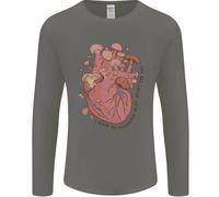 Fungo Cuore Ricerca Mycology Uomo Maniche