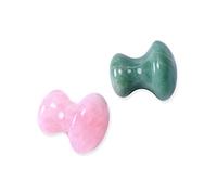 Fungo da massaggio tradizionale con raschietto dallo strumento for la cura della pelle verde for raschiare il massaggio del collo posteriore 1 pezzo (Color : Rose quartz)