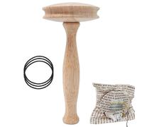 Fungo da rammendo in legno - strumenti per cucire a forma di fungo in legno | Kit di attrezzi per filo da rammendo per calzini Speedweve per rammendare i fori dei calzini e altre riparazioni all'
