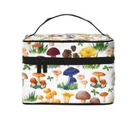 Fungo della pittura giapponese, Borsa per il trucco Borsa per cosmetici Borsa da toilette da viaggio portatile Astuccio per matite Astuccio da toilette