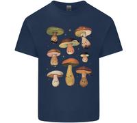 Fungo Faccine Ricerca Mycology Uomo Cotone T-Shirt
