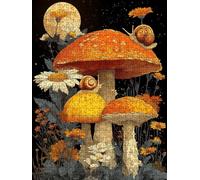 Fungo Giallo Puzzle 2000 Pezzi, 3D Puzzle per Adulti Impegnativo, Educa Puzzles Artistico, Divertente E Stimolante Puzzles Decorativo per La Famiglia, Regalo e Decorazione Pareti FNKL6-561