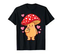 Fungo Innamorato Cuori Disegno Kawaii Maglietta