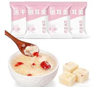 Fungo Orecchio D’argento Liofilizzato Con Datteri Rossi E Bacche Di Goji - 10 Porzioni, Basta Aggiungere Acqua Calda