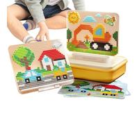 Fungo per bambini - Puzzle per unghie Base illuminata Rompicapo creativo fa | Pensiero logico e abilità motorie, Gif di per la biblioteca del campo di asilo nido della scuola materna