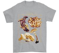 Fungo Specie Mycology Ricerca Uomo T-Shirt 100% Cotone