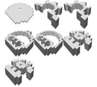 Fungo Super Mario 8-Bit Calamita Portachiavi Stampato 3D Accessorio