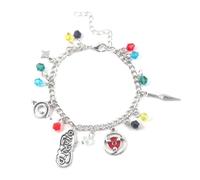 FUNGTN Charms Collana Ciondolo Halskette Anime Cosplay Ninja Kunai Spada Collana Arma Ciondolo Cosplay Orecchini Gioielli Anime Periferiche Accessori,B