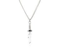 FUNGTN Crescent Moon Collana Choker Collana Choker Collana Goth Collana Gotica Halloween Natale Capodanno Gioielli Regalo per le donne,B