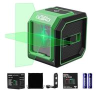 Funguard Livella Laser Autolivellante, 30M Verde Livello Laser Orizzontale e Verticale, 2 x Batteria AA, IP54 per Cantieri, Decorazione per la casa, DIY, Portatile