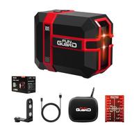 Funguard Livella Laser Autolivellante 360, Livello Laser Rosso Modulo Laser Doppio 35M, 3 Modalità per Passare Orizzontale/Verticale, Modalità a impulsi, USB Ricarica, IP54 per Cantieri,DIY