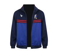 Funhoo Ted Giacca Sportiva Jacket Cappotto Jason Sudeikis Track Suit Blu da Uomo Allenatore di Calcio (L, Blu)
