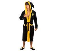 Funidelia Accappatoio Ufficiale di Tassorosso - Harry Potter per uomo e donna, Merchandising di Hogwarts per adulti da regalare a Natale e Compleanni, Costumi di Feste - Taglia L-XL