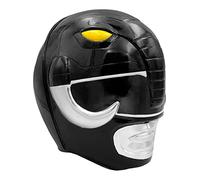 Funidelia | Casco Power Rangers Nero per uomo Supereroi, Cartoni Animati - Accessori per Adulto, accessorio per costume - Nero