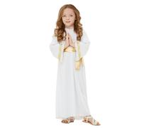 Funidelia Costume da angelo per bambini, Include tunica e cintura, Natale - Tenuta per bambini per feste, Carnevale e Halloween - Taglia 10-12 anni