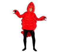 Funidelia | Costume da aragosta per donna e uomo Animali - Costume per Adulto e accessori per Feste, Carnevale e Halloween - Taglia Unica - Rosso