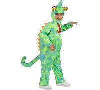 Funidelia | Costume da camaleonte per bambina e bambino Animali - Costume per bambini e accessori per Feste, Carnevale e Halloween - Taglia 10-12 anni - Verde