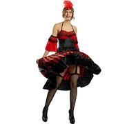Funidelia | Costume da Can Can da per Donna Taglia M Anni 20, Cabaret, Charleston, Decenni - Multicolore