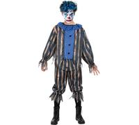Funidelia | Costume da clown horror da per uomo Pagliacci, Killer Clown, Halloween, Horror - Costume per Adulto e accessori per Feste, Carnevale e Halloween - Taglia L - Porpora