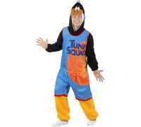 Funidelia | Costume da Daffy Duck Space Jam - Looney Tunes per Uomo Cartoni Animati, Daffy Duck - Costume per Adulto e Accessori per Feste, Carnevale e Halloween - Taglia M-L - Nero