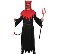 Funidelia | Costume da diavolo da per uomo Demoni, Diavoli, Horror - Costume per Adulto e accessori per Feste, Carnevale e Halloween - Taglia L - Rosso