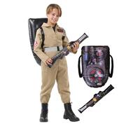 Funidelia Costume da Ghostbusters per bambina e bambino, Licenza Ufficiale, Taglia 7-9 anni Film e Cinema, Fantasmi - Vestito per bambini per feste, Carnevale e Halloween