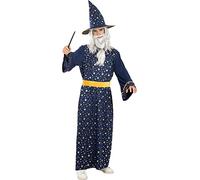 Funidelia | Costume da Mago Merlino da per uomo Streghe, Maghi, Halloween, Horror - Costume per Adulto e accessori per Feste, Carnevale e Halloween - Taglia S - M - Rosso