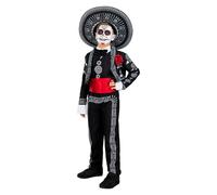 Funidelia Costume da Mariachi per bambino con sombrero, Vestito del Giorno dei Morti infantile, Costumi di Carnevale, Halloween e Feste - Taglia 5-6 anni