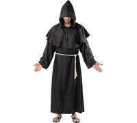Funidelia Costume da monaco Deluxe per donna e uomo, Taglia XxL - 3XL Prete, Religiosi - Vestito per Adulto per feste, Carnevale e Halloween
