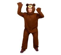 Funidelia | Costume da Orso Bruno per donna e uomo Animali - Costume per Adulto e accessori per Feste, Carnevale e Halloween - Taglia L - Marroni