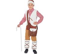 Funidelia | Costume da pastorello per bambino Natale, Natalizi - Costume per bambini e accessori per Feste, Carnevale e Halloween - Taglia 5-6 anni - Marroni
