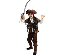 Funidelia | Costume da Pirata - Collezione Caraibi per Bambino Taglia 7-9 Anni Corsar, Bucaniere - Multicolore