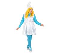 Funidelia | Costume da Puffetta Ufficiale per Donna Taglia M The Smurfs, Cartoni Animati, I Puffi, Nano - Azzurro/Blu