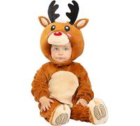 Funidelia | Costume da Renna per neonati Natale, Renna - Costume per Bambini e accessori per Feste, Carnevale e Halloween - Taglia 12-24 mesi - Marroni
