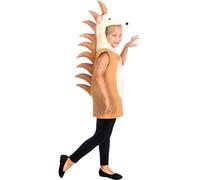 Funidelia | Costume da riccio per bambina e bambino Animali - Costume per bambini e accessori per Feste, Carnevale e Halloween - Taglia 7-9 anni - Marroni