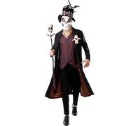 Funidelia Costume da scheletro voodoo per uomo, Horror, Halloween - Vestito per Adulto per feste, Carnevale e Halloween