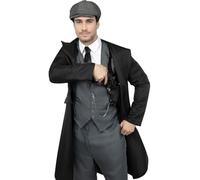 Funidelia | Costume da Tommy Shelby con pistola - Peaky Blinders per uomo Anni 20, Film e Cinema, Gangster - Costume per Adulto e accessori per Feste, Carnevale e Halloween - Taglia XL - Nero