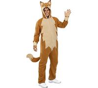 Funidelia | Costume da volpe per donna e uomo Animali - Costume per Adulto e accessori per Feste, Carnevale e Halloween - Taglia L - XL - Marrone