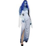 Funidelia | Costume de La Sposa Cadavere da per donna Horror, Corpse Bride, Sposa Halloween - Costume per Adulto e accessori per Feste, Carnevale e Halloween - Taglia M - Bianco