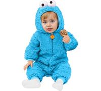 Funidelia | Costume del mostro dei biscotti - Sesame Street per neonati Costume per neonati e accessori per Feste, Carnevale e Halloween - Taglia 12-24 mesi