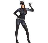 Funidelia | Costume di Catwoman per Donna Gatta, Supereroi, DC Comics, Super Cattivi - Costume per Adulto e Accessori per Feste, Carnevale e Halloween - Taglia M - Nero