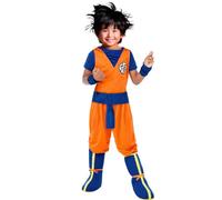Funidelia | Costume di Goku - Dragon Ball per bambino Son Goku, Sfera del drago, Manga, Cartoni Animati - Costume per bambini e accessori per Feste, Carnevale e Halloween - Taglia 10-12 anni