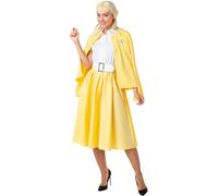 Funidelia | Costume di Good Sandy - Grease per donna Anni 50: Rock & Roll, Pink Ladies, T-Birds, Grease - Costume per Adulto e accessori per Feste, Carnevale e Halloween - Taglia M - Giallo
