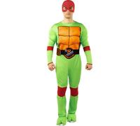 Funidelia | Costume di Raphael - Le Tartarughe Ninja per uomo Le Tartarughe Ninja & Cartoni Animati - Costume per Adulto e accessori per Feste, Carnevale e Halloween - Taglia S