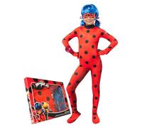 Funidelia | Costume Ladybug per bambina Cartoni Animati, Ladybug, Miraculous - Costume per bambini e accessori per Feste, Carnevale e Halloween