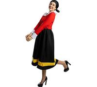 Funidelia | Costume Olivia - Popeye Ufficiale per Donna Taglia L Braccio di Ferro, Cartoni Animati - Multicolore