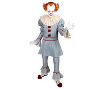 Funidelia | Costume Pennywise - IT Capitolo 2 per uomo Pennywise, Film di paura, Pagliacci assassini, Horror - Costume per Adulto e accessori per Feste, Carnevale e Halloween