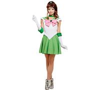Funidelia | Costume Sailor Moon - Jupiter Ufficiale per Donna Taglia XL Anime, Cosplay, Usagi Tsukino, Cartoni Animati - Verde