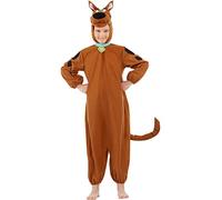 Funidelia | Costume Scooby Doo per Bambina e Bambino Scooby, Cartoni Animati - Costume per Bambini e Accessori per Feste, Carnevale e Halloween - Taglia 7-9 Anni - Marroni